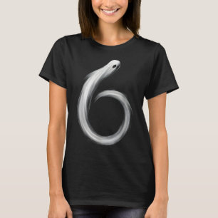 Nummer 6 Geist Lustig Sechs Sieben 67 Halloween Me T-Shirt