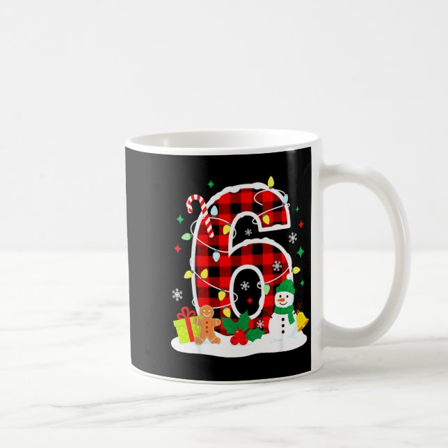 Nummer 6 Lustig 67 Sechs Sieben Meme Passendes Paa Kaffeetasse (Rechts)
