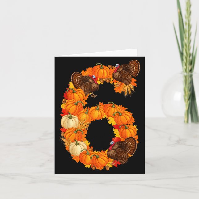 Nummer 6 Lustiger Spruch 6 7 Sechs Sieben Meme Paa Karte (Vorderseite)