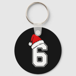Nummer 6 Matching Six Seven 6 7 Meme 6 7 Weihnacht Schlüsselanhänger