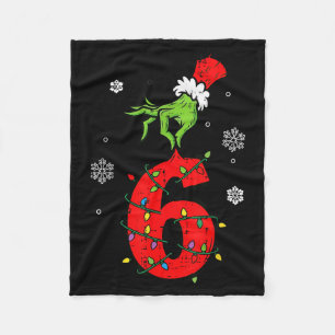 Nummer 6 passend 67 Meme 6 7 Weihnachten Jungen Ju Fleecedecke
