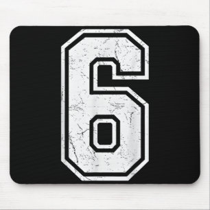 Nummer 6 Passend 67 Meme Kostüm Männer Frauen Kind Mousepad