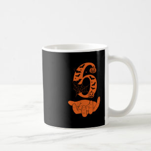 Nummer 6 passend zu 67 Meme Halloween-Kostüm Männe Kaffeetasse