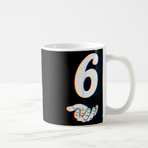 Nummer 6 passend zu 67 Meme Halloween-Kostüm Männe Kaffeetasse