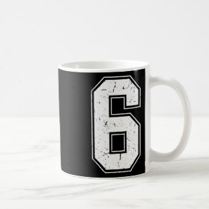 Nummer 6 passendes Kostüm 67 Meme Kostüm abgenutzt Kaffeetasse