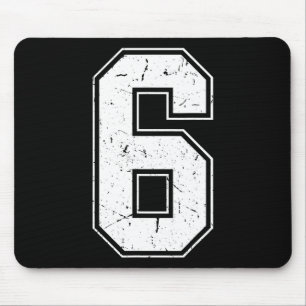 Nummer 6 passendes Kostüm 67 Meme Kostüm Distresse Mousepad