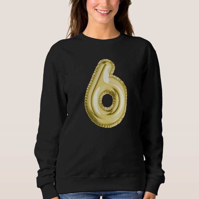 Nummer 6 sweatshirt (Vorderseite)