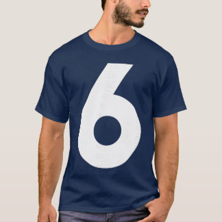 Nummer 6 vorne Nummer 7 hinten lustig 67 Meme Männ T-Shirt