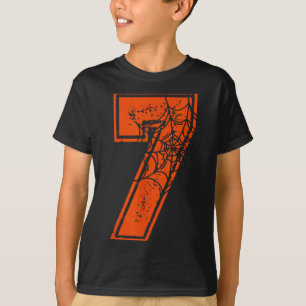 Nummer 7 67 Meme Halloween-Kürbiskostüm passend T-Shirt