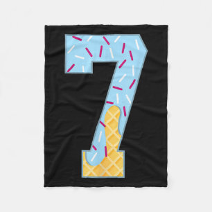 Nummer 7 Eis Drip 67 Meme Paar Halloween C Fleecedecke