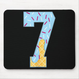 Nummer 7 Eis Drip 67 Meme Paar Halloween C Mousepad