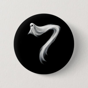 Nummer 7 Geist Lustig Sechs Sieben 67 Halloween Me Button