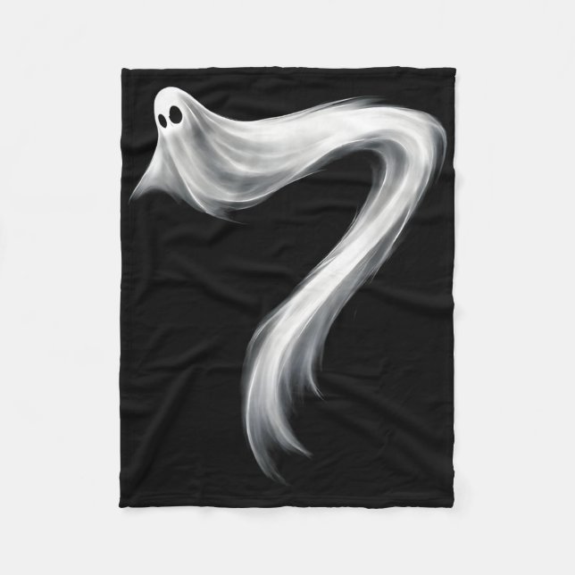 Nummer 7 Geist Lustig Six Seven 67 Halloween Meme  Fleecedecke (Vorderseite)
