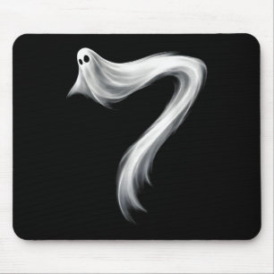 Nummer 7 Geist Lustiger Sechs Sieben 67 Halloween  Mousepad