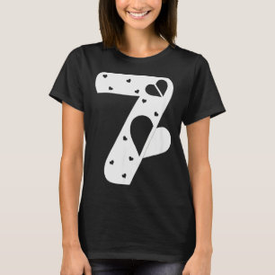 Nummer 7 Herzen Liebe 67 Paare passende Weihnachte T-Shirt