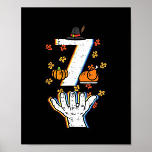 Nummer 7 Matching 67 Meme Erntedankfest 6 7 Männer Poster