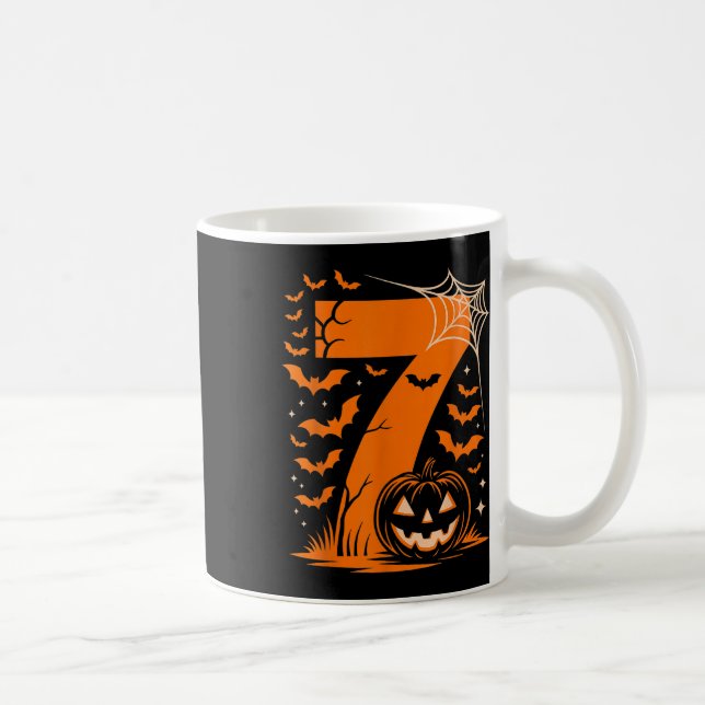 Nummer 7 Matching 67 Meme Halloween-Kostüm Männer  Kaffeetasse (Rechts)
