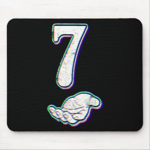 Nummer 7 Matching 67 Meme Halloween Kostüm Männer  Mousepad