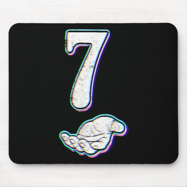 Nummer 7 Matching 67 Meme Halloween Kostüm Männer  Mousepad (Vorne)