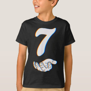 Nummer 7 Matching 67 Meme Halloween-Kostüm Männer T-Shirt