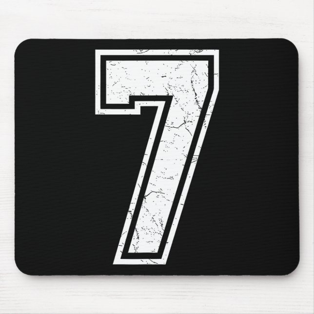 Nummer 7 Matching 67 Meme Kostüm Männer Frauen Kin Mousepad (Vorne)