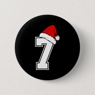 Nummer 7 Matching Six Seven 6 7 Meme 6 7 Weihnacht Button