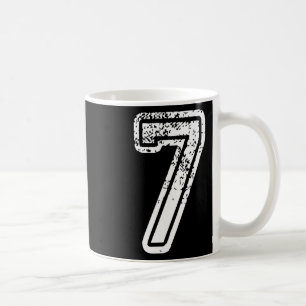 Nummer 7 Passend 67 Meme Halloween-Kostüm Männer W Kaffeetasse