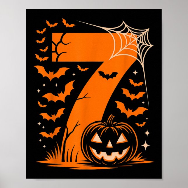 Nummer 7 passend 67 Meme Halloween-Kostüm Männer W Poster (Vorne)