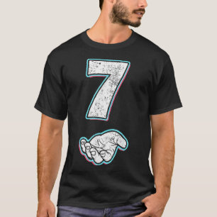 Nummer 7 passend 67 Meme Halloween-Kostüm Männer W T-Shirt