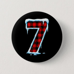 Nummer 7 passend 67 Meme Weihnachtskostüm Männer W Button