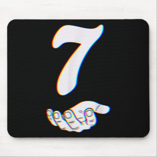 Nummer 7 passend zu 67 Meme Halloween Kostüm Männe Mousepad