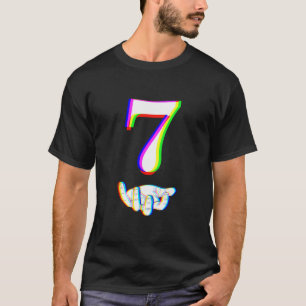 Nummer 7 passend zu 67 Meme Halloween Kostüm Männe T-Shirt