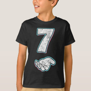 Nummer 7 passend zu 67 Meme Halloween-Kostüm Männe T-Shirt