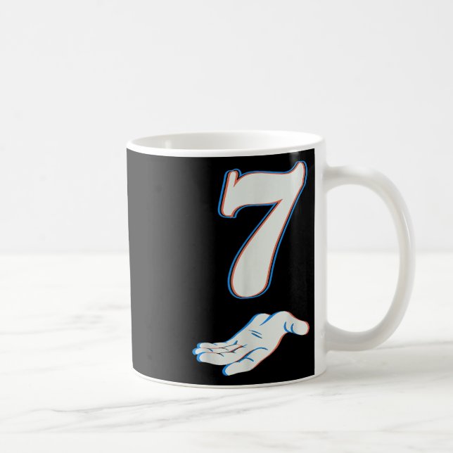 Nummer 7 passend zu 67 Six Seven Meme Paar Hallowe Kaffeetasse (Rechts)