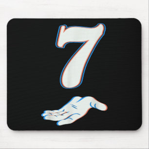 Nummer 7 passend zu 67 Six Seven Meme Paar Hallowe Mousepad