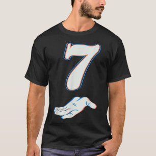 Nummer 7 passend zu 67 Six Seven Meme Paare Hallow T-Shirt