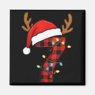 Nummer 7 Passende 67 Meme Weihnachtskostüm Männer  Magnet