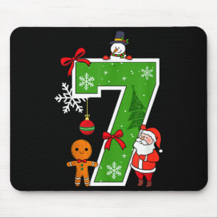 Nummer 7 passendes 67 Meme Weihnachtskostüm Männer Mousepad