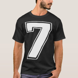 Nummer 7 Sechs Sieben 6 7 Meme 67 Lustig 7. Geburt T-Shirt