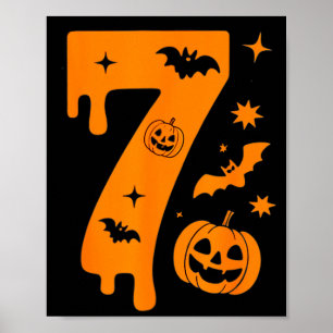 Nummer 7 Sechs Sieben 6 7 Meme Lustiges Design Paa Poster