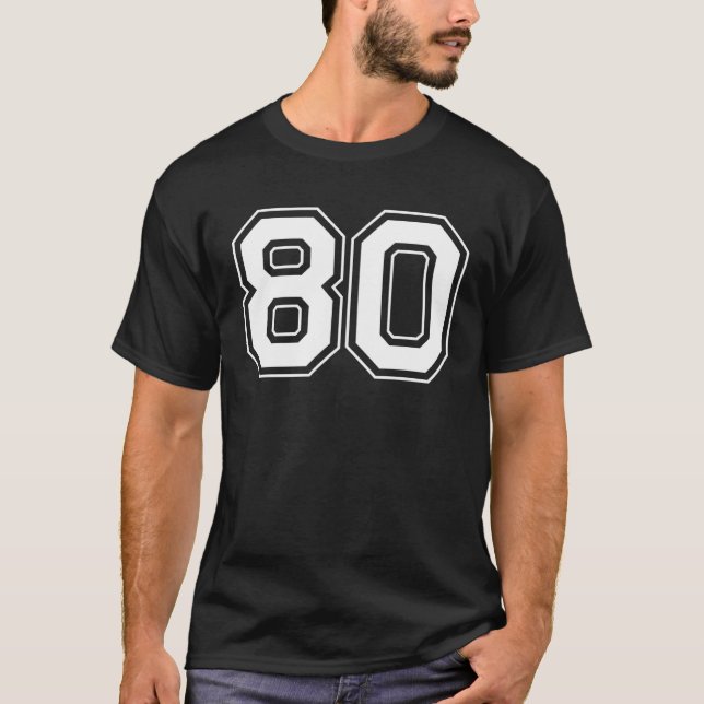 Nummer 80 T-Shirt (Vorderseite)