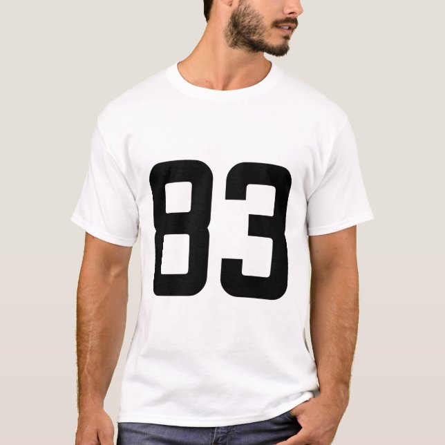 NUMMER 83 T-Shirt (Vorderseite)