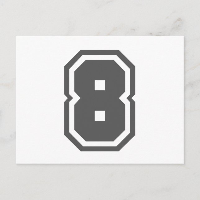 Nummer 8 postkarte (Vorderseite)