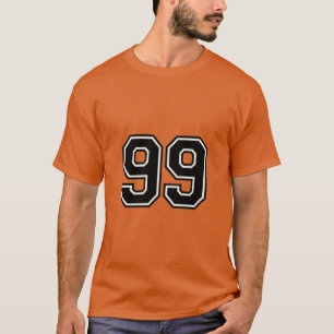 Nummer 99 Varsity-Sportstrikot   99. Geburtstag T-Shirt