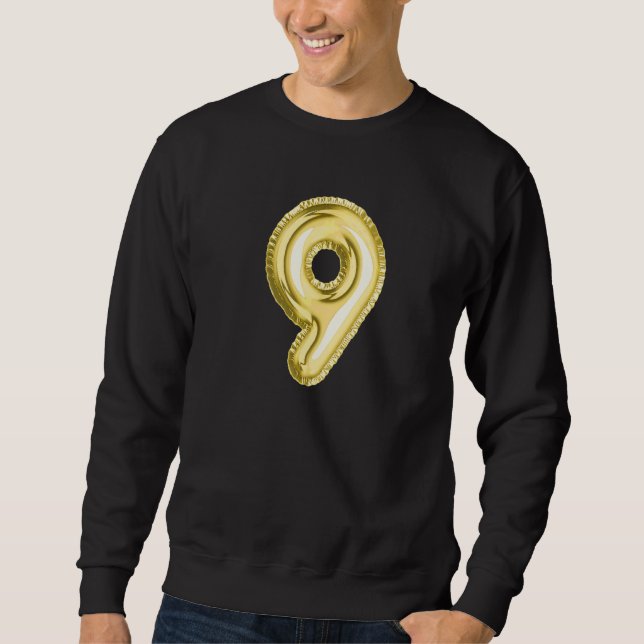 Nummer 9 sweatshirt (Vorderseite)