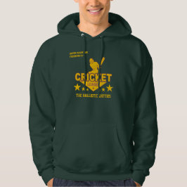 Nummer der ausgewählten Cricket Club-Liga Hoodie