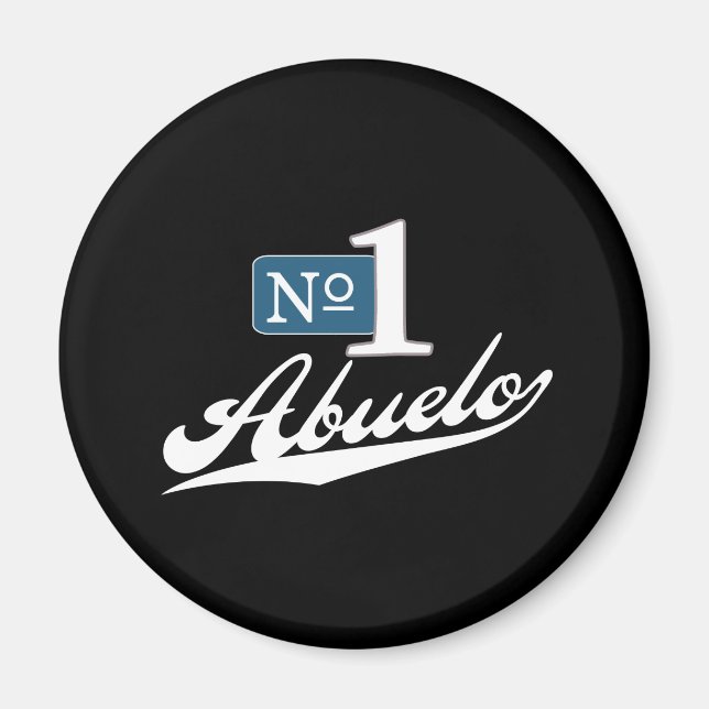 Nummer eins Abuelo (2) Magnet (Vorne)