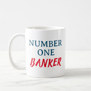 Nummer eins Banker Kaffeetasse