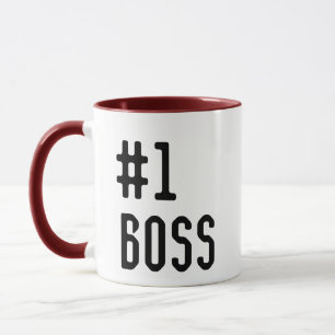 Nummer Eins Boss Custom Christmas Geschenk für Bo Tasse
