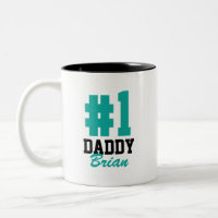 Nummer eins Daddy Personalisiert Name Vatertag